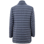 Blue Polyester Jackets & Coat