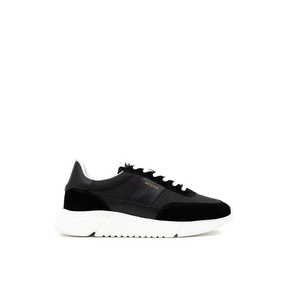 Axel Arigato Sneaker aus Stoff und Leder in Schwarz und Weiß
