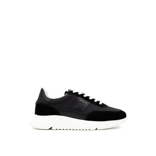 Axel Arigato Sneaker aus Stoff und Leder in Schwarz und Weiß