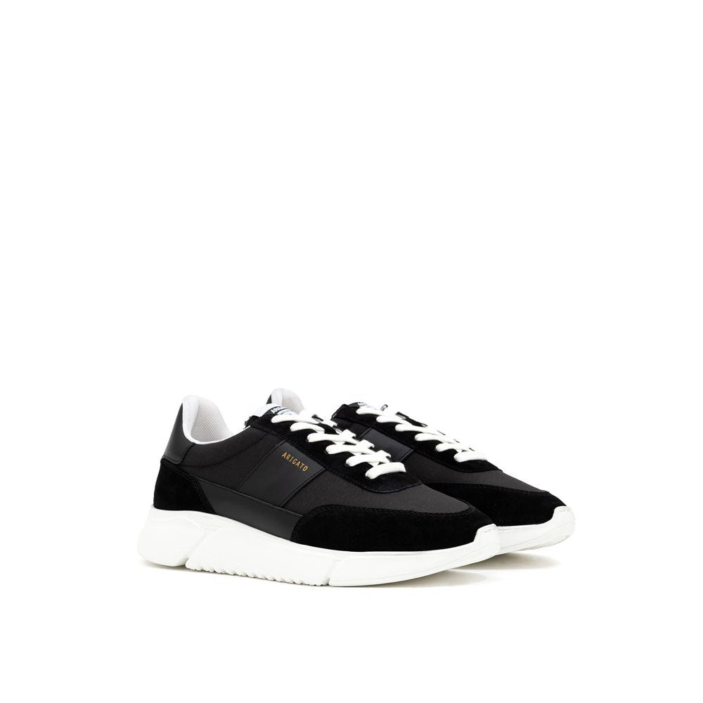 Axel Arigato Sneaker aus Stoff und Leder in Schwarz und Weiß