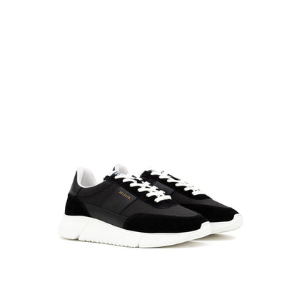 Axel Arigato Sneaker aus Stoff und Leder in Schwarz und Weiß
