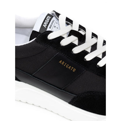 Axel Arigato Sneaker aus Stoff und Leder in Schwarz und Weiß