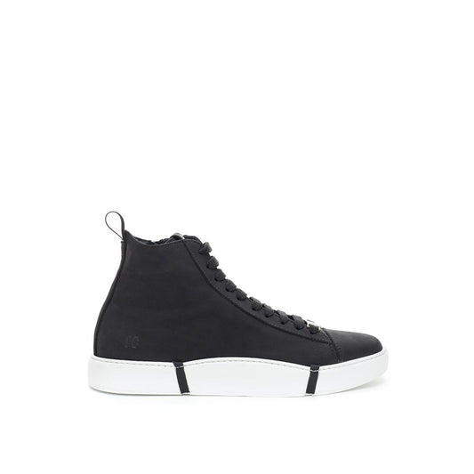 Roberto Cavalli Elegante Wildleder-Sneaker in schickem Schwarz