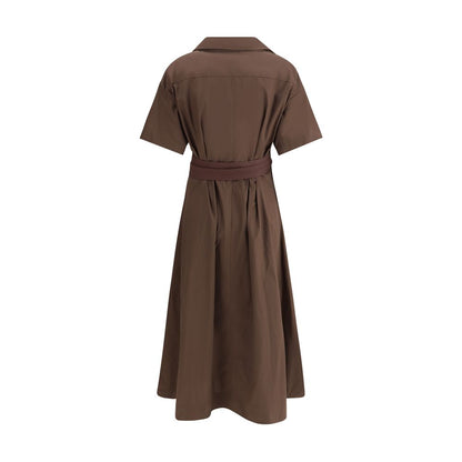 Brunello Cucinelli Robe longue en coton