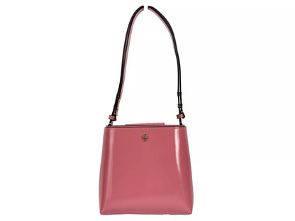 Petit sac seau verni Emerson de Tory Burch, rose