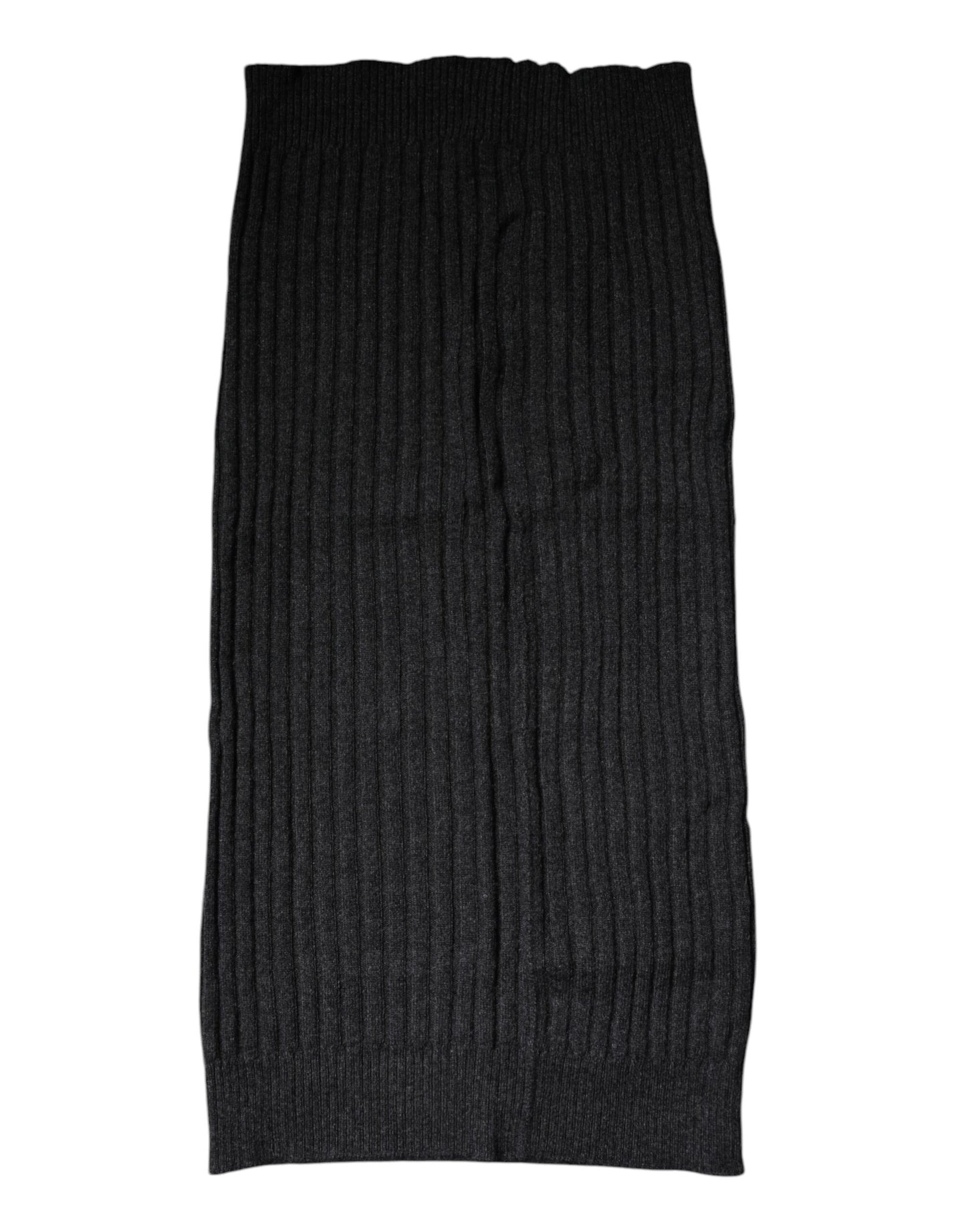 Foulard cache-cou en cachemire noir Dolce &amp; Gabbana
