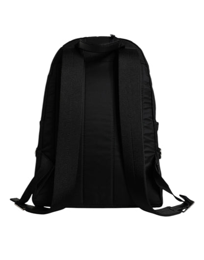 Sac à dos Dolce &amp; Gabbana en nylon noir #DGFAMILY orné de strass VULCANO