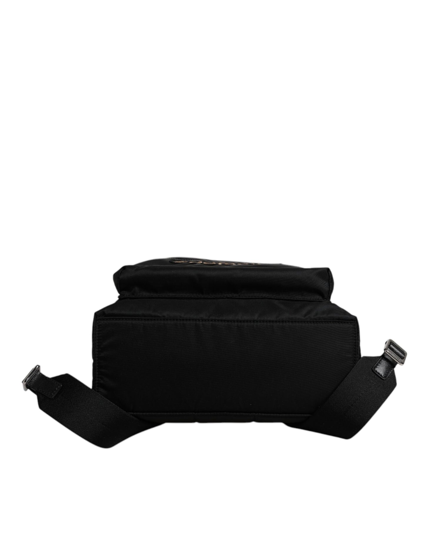 Sac à dos Dolce &amp; Gabbana en nylon noir #DGFAMILY orné de strass VULCANO