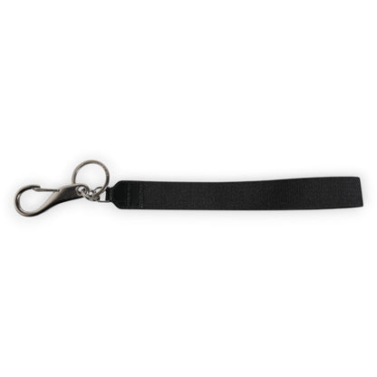 Porte-clés Dolce &amp; Gabbana en nylon noir avec logo DG Crown pour homme