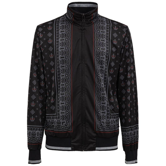 Dolce & Gabbana Black Polyester Sweatshirt