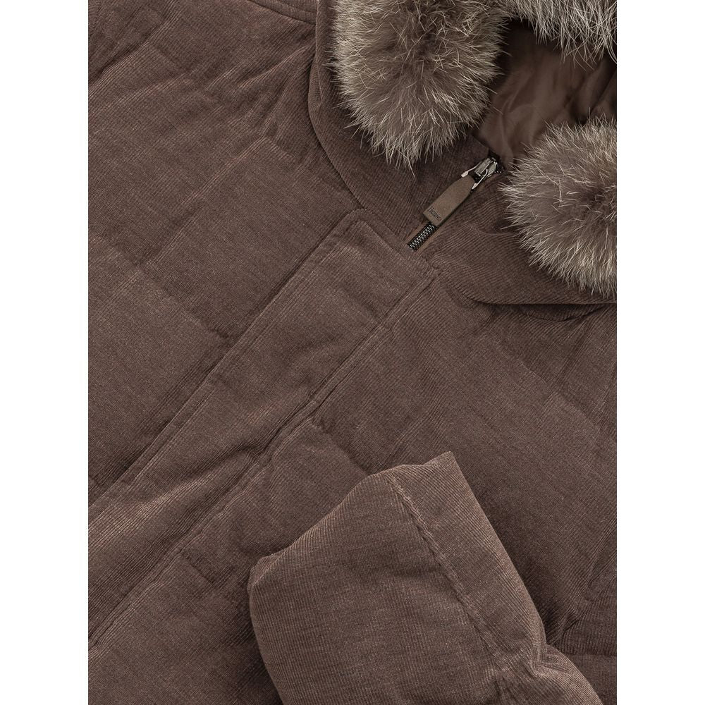 Vestes et manteaux en coton marron Herno