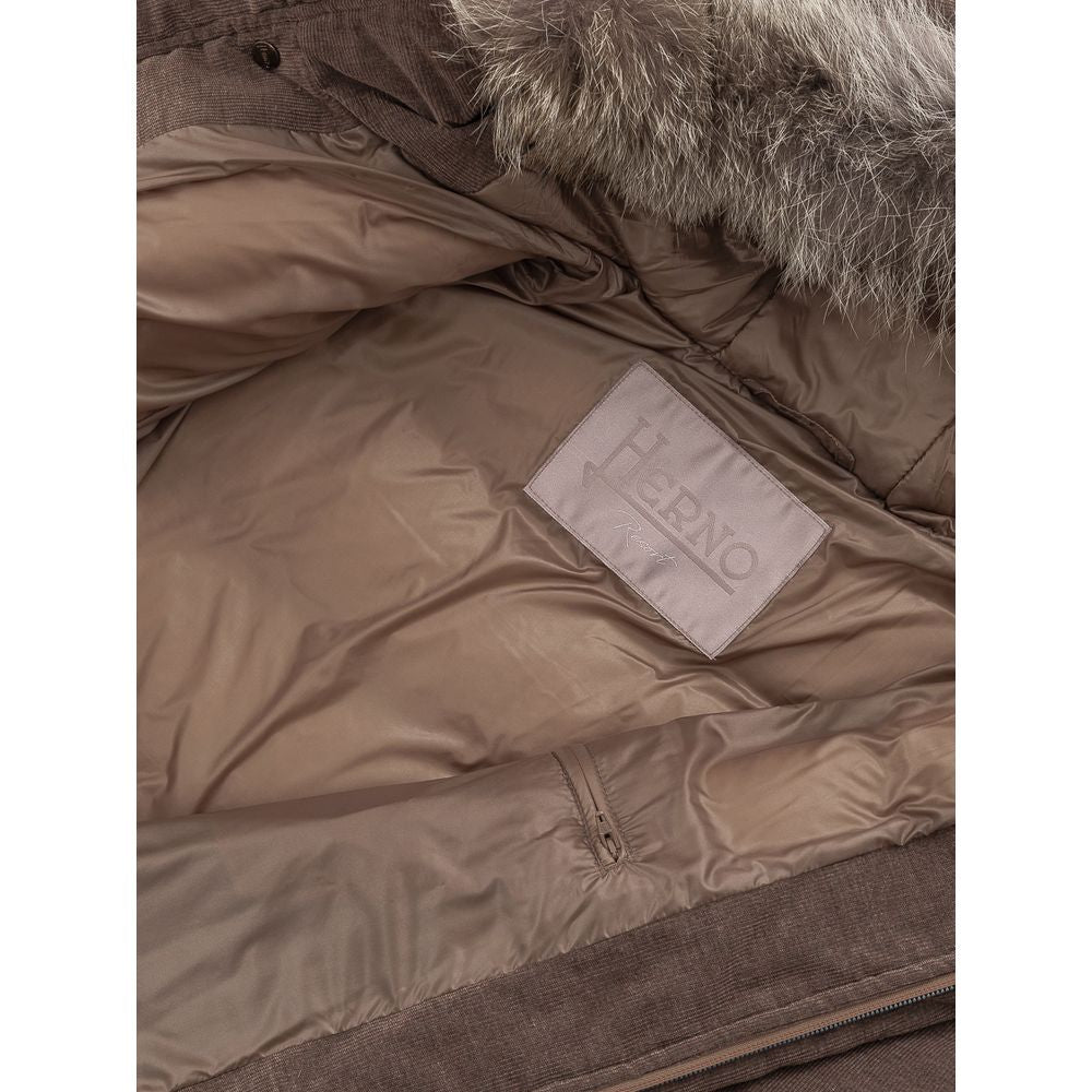 Vestes et manteaux en coton marron Herno
