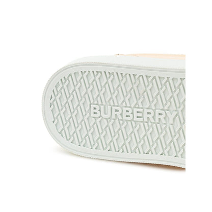 Burberry Rosa Ledersneaker