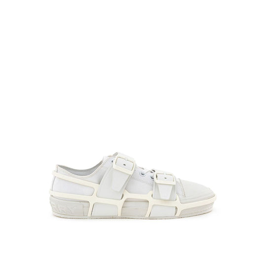 Burberry – Weiße Baumwoll-Sneaker