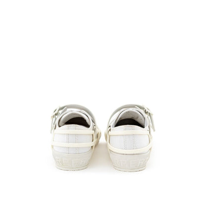 Burberry – Weiße Baumwoll-Sneaker