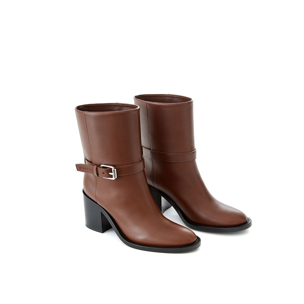 Botte en cuir marron