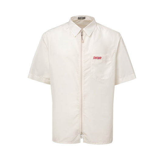 Dior Weißes Polyester-Kurzarmshirt