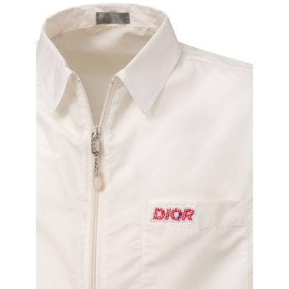 Dior Weißes Polyester-Kurzarmshirt