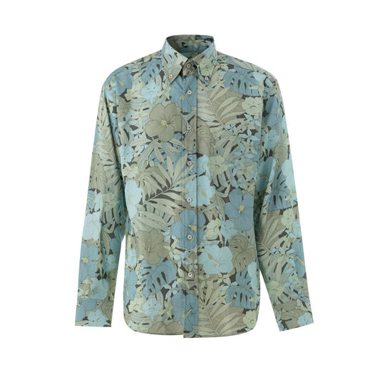 Blaues Lyocell-Hemd von Tom Ford