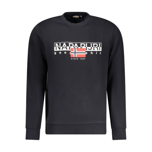 Pull en coton noir Napapijri