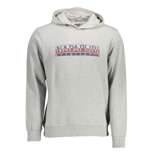 Napapijri Herrenpullover aus grauer Baumwolle