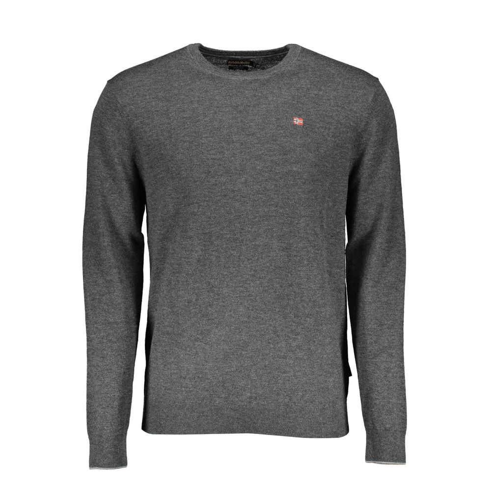 Napapijri Pull en laine gris pour hommes