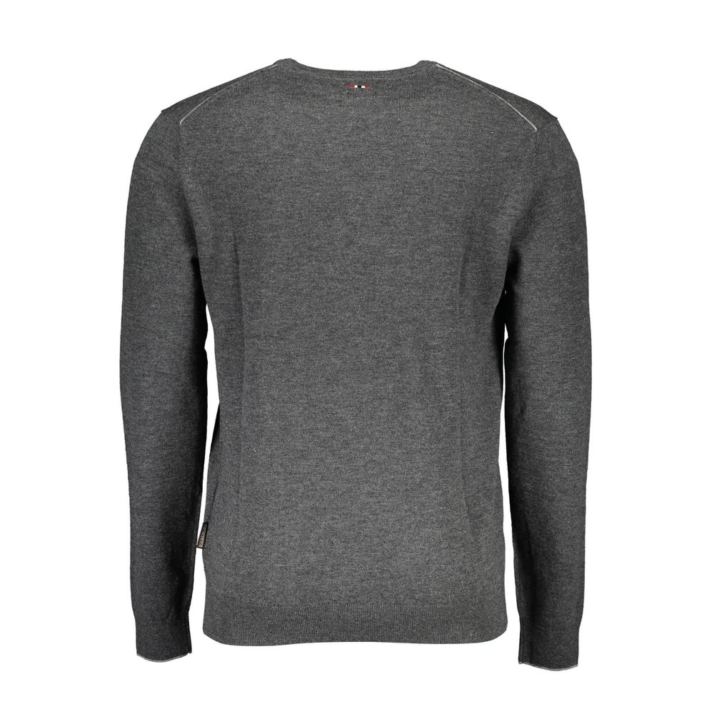 Napapijri Pull en laine gris pour hommes