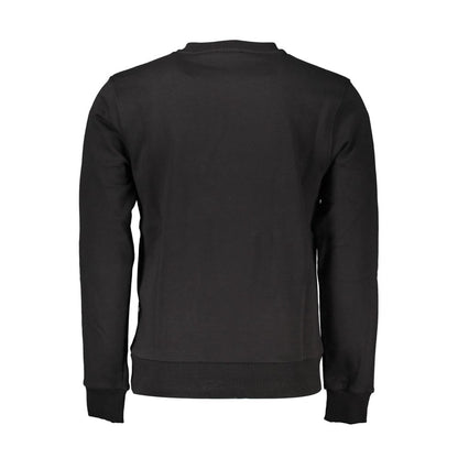 Cavalli Class Schwarzer Herrenpullover aus Baumwolle