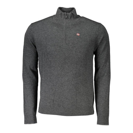 Napapijri Herrenpullover aus grauem Stoff