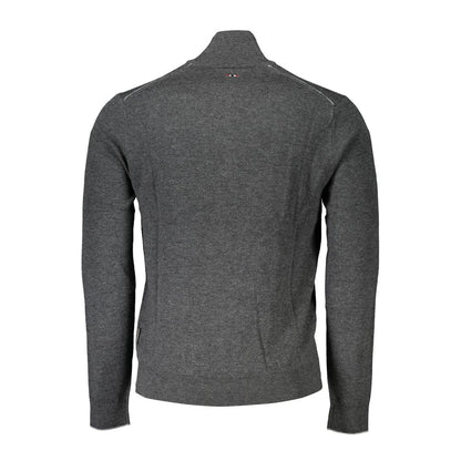 Napapijri Herrenpullover aus grauem Stoff