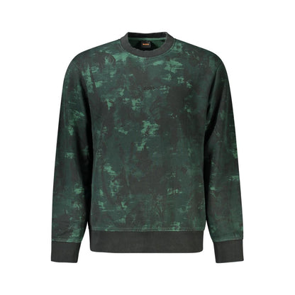 Pull Hugo Boss en coton vert pour homme