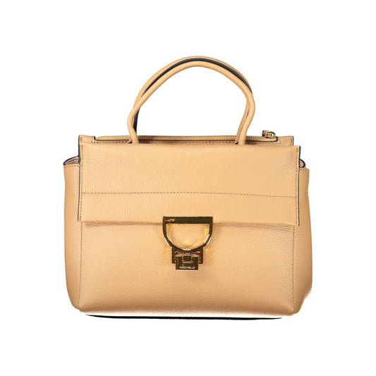 Coccinelle Braune Leder Damen Handtasche