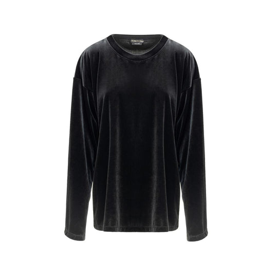 Tom Ford Schwarzes Synthetikhemd