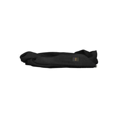 Écharpe en laine noire pour homme de Hugo Boss