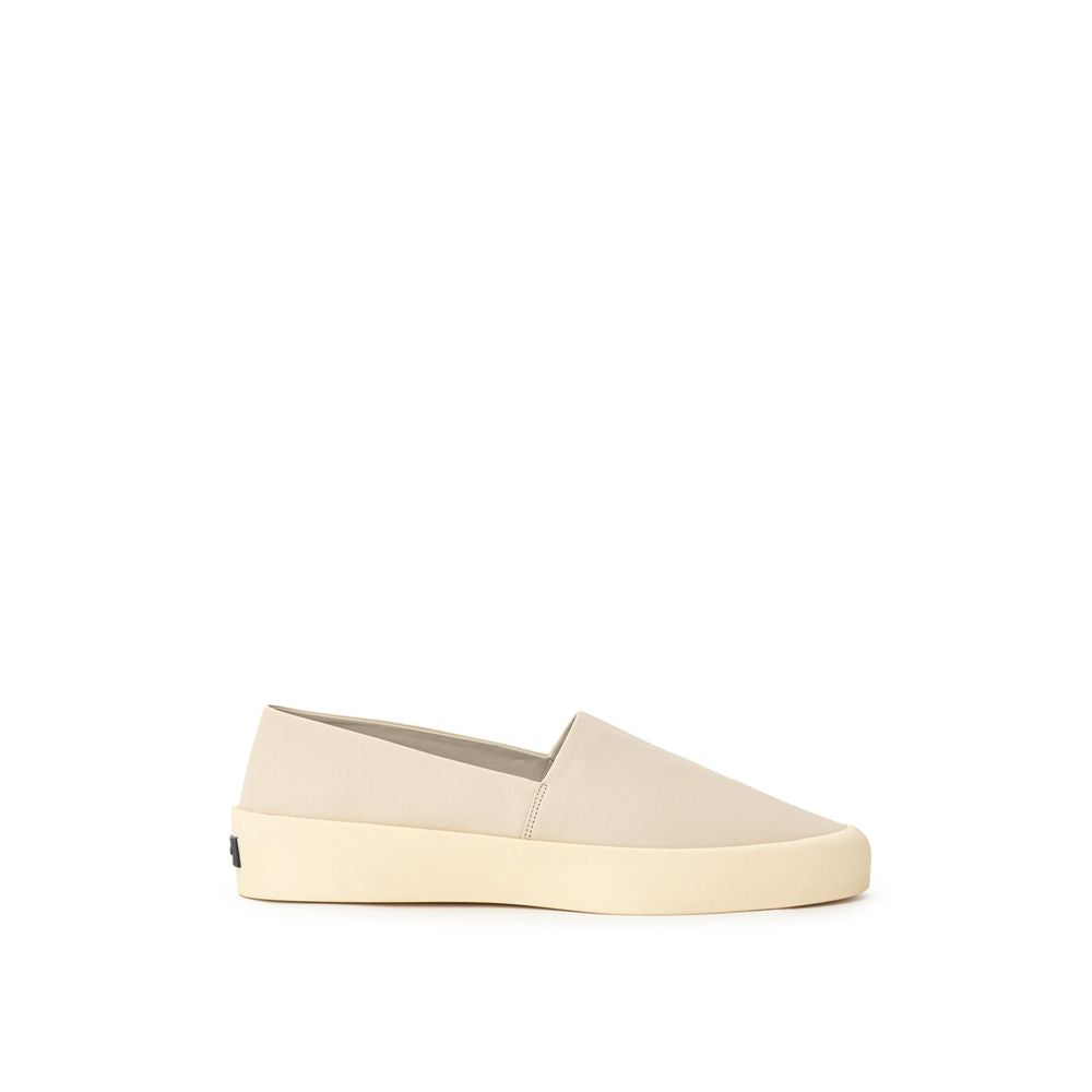 Fear Of God – Slipper aus grauem Leder