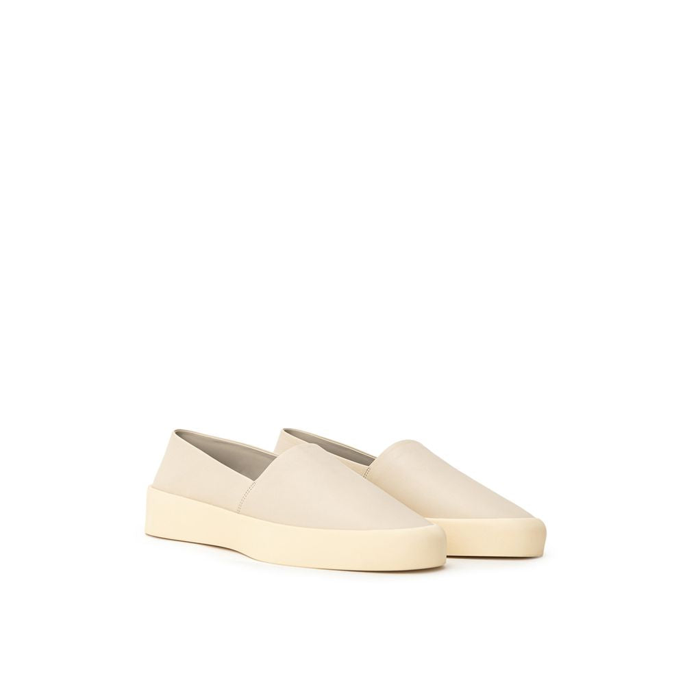 Fear Of God – Slipper aus grauem Leder