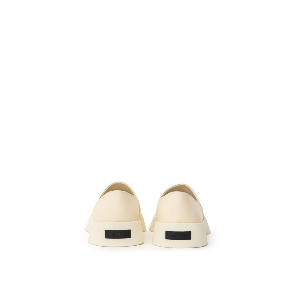 Fear Of God – Slipper aus beigefarbenem Leder