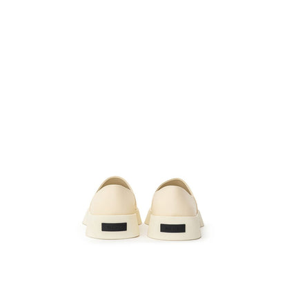 Fear Of God – Slipper aus beigefarbenem Leder