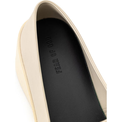 Fear Of God – Slipper aus grauem Leder