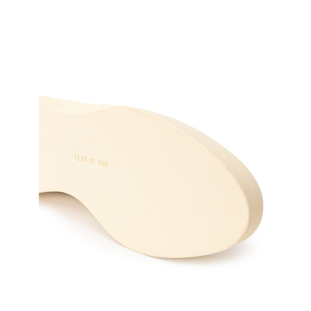 Fear Of God – Slipper aus grauem Leder