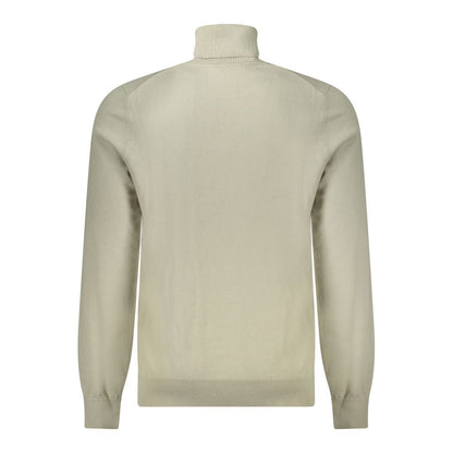 Pull homme en coton beige Hugo Boss