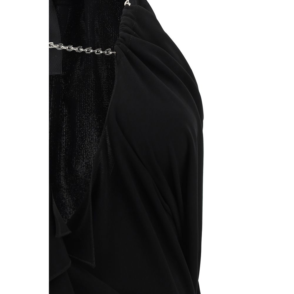 Givenchy Midikleid mit Neckholder-Ausschnitt