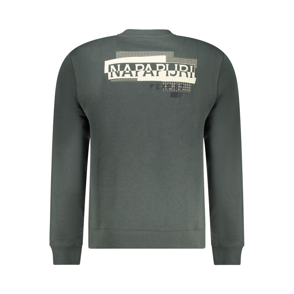 Pull en coton vert Napapijri