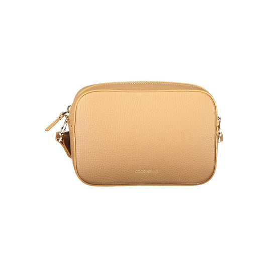 Coccinelle Braune Leder Damen Handtasche