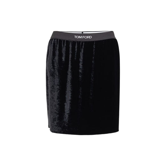 Tom Ford Schwarze Viskose Mini