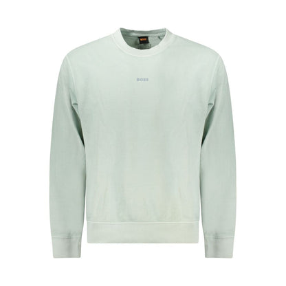 Pull Hugo Boss en coton vert pour homme