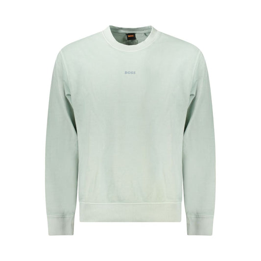 Hugo Boss Grüner Baumwollpullover für Herren