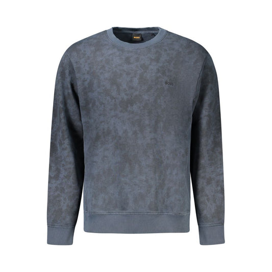 Hugo Boss Blauer Baumwollpullover für Herren