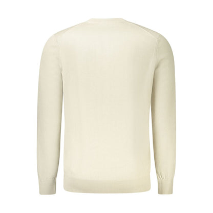 Pull homme en coton beige Hugo Boss