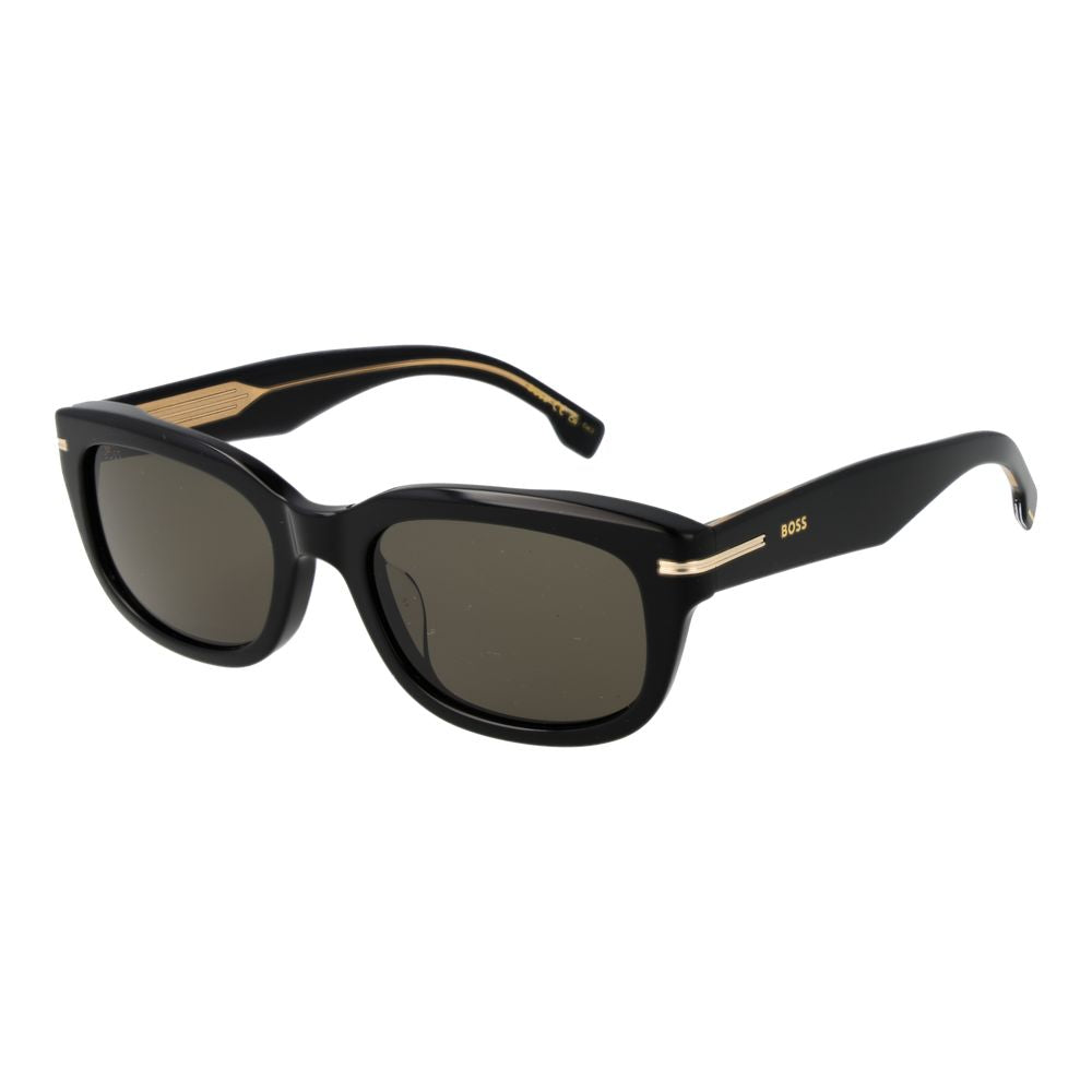 Lunettes de soleil noires Hugo Boss pour homme